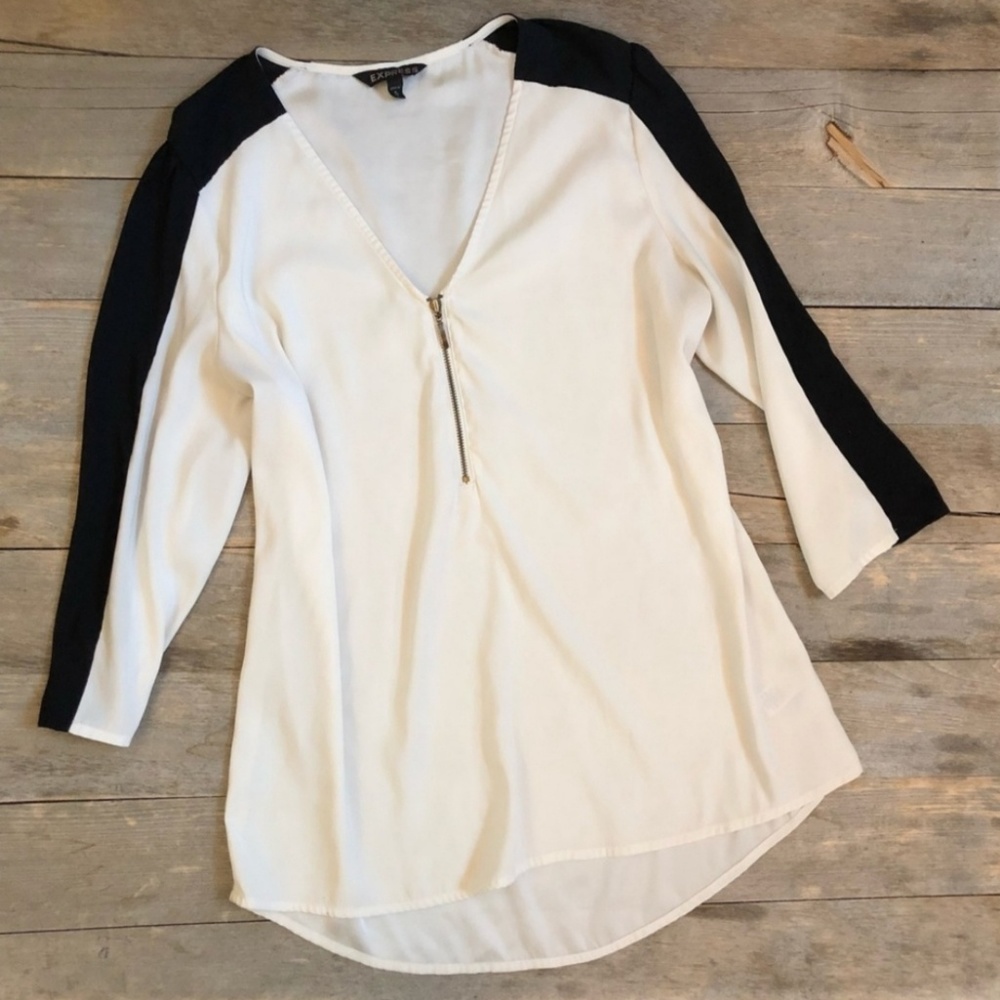 Express colorblock shirt